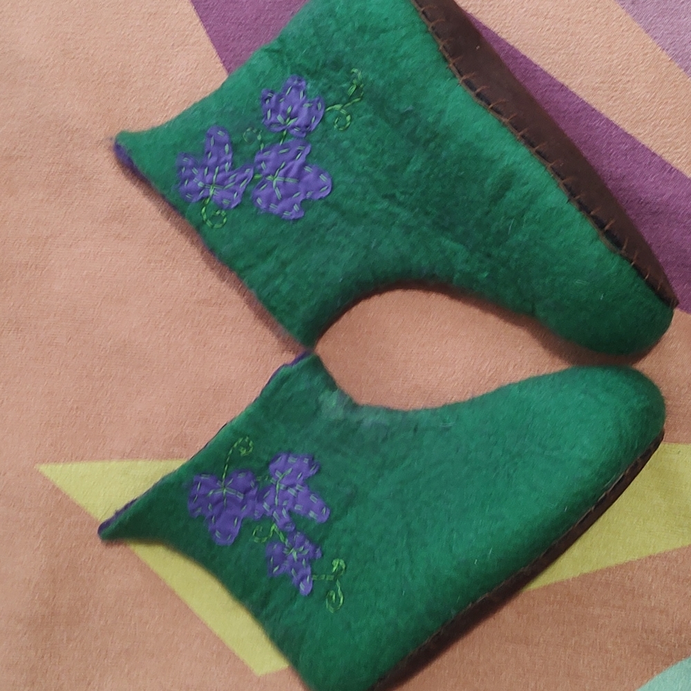 Elven Boots, Size 8, Hand-Felted, Etsy